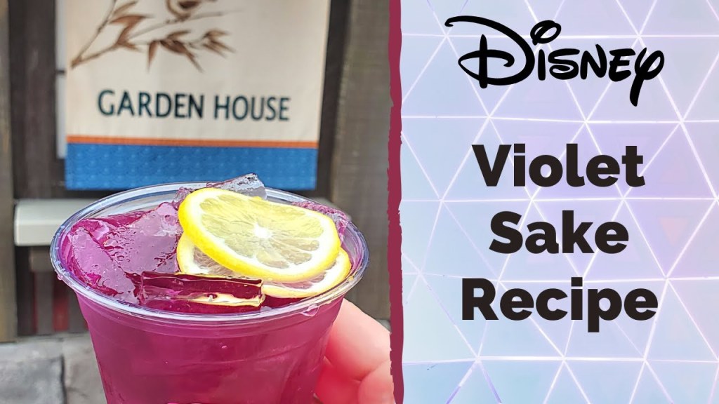 Picture of: Epcot Violet Sake Copycat Recipe!  Walt Disney World Cocktail