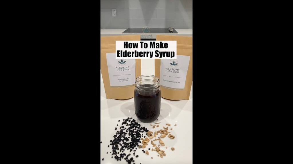Picture of: How To Make Elderberry Syrup – Alkaline Herb Shop