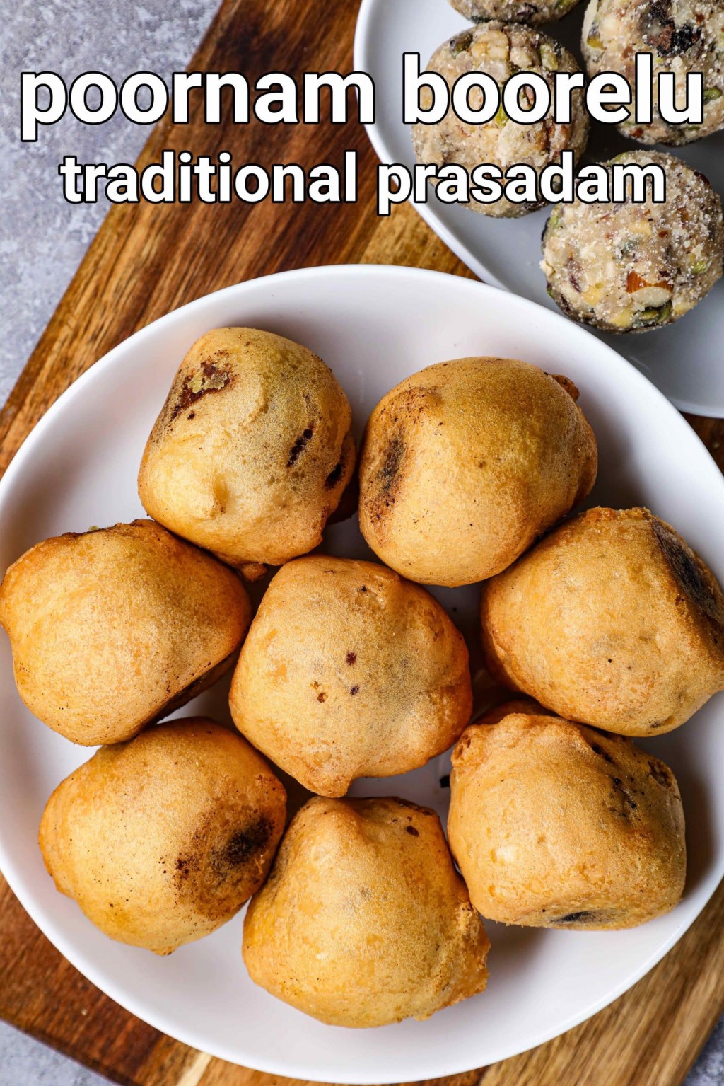 Picture of: poornam boorelu recipe  how to make poornalu recipe  purnam burelu