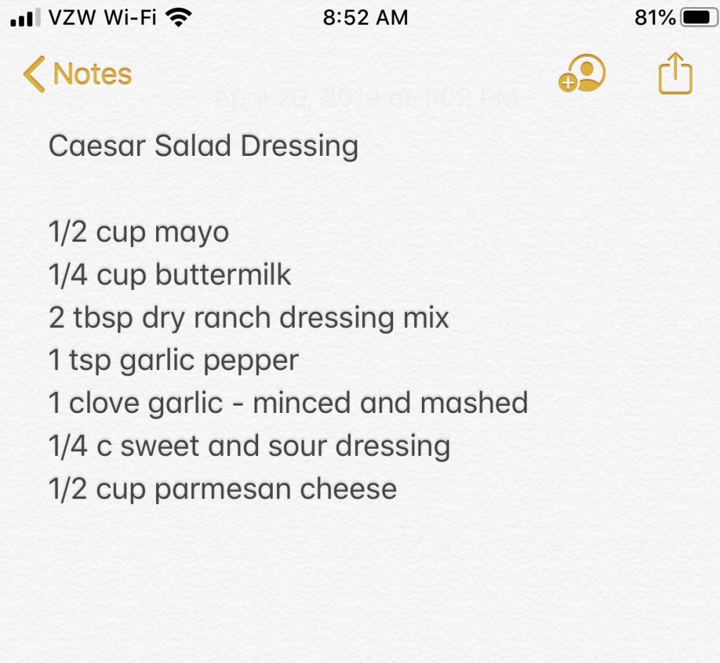 Picture of: Texas Roadhouse Caesar Dressing  Ceaser dressing recipe, Yummy